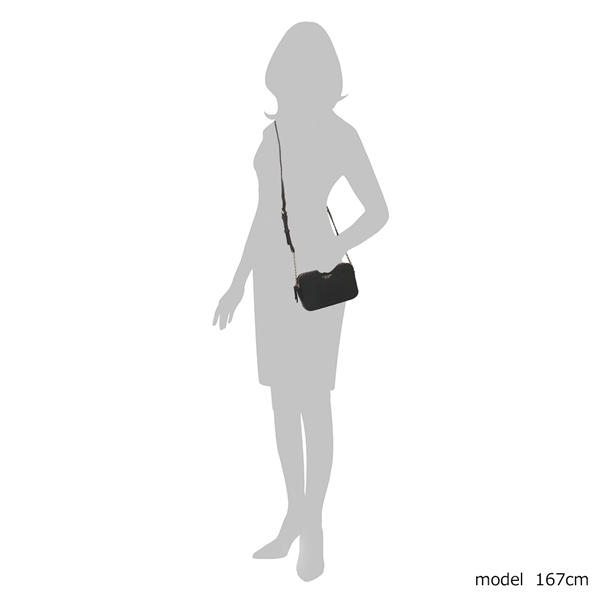 Kate Spade Crossbody Bag In Gift Box Cameron Double Zip Small Crossbody Black # WLRU5457