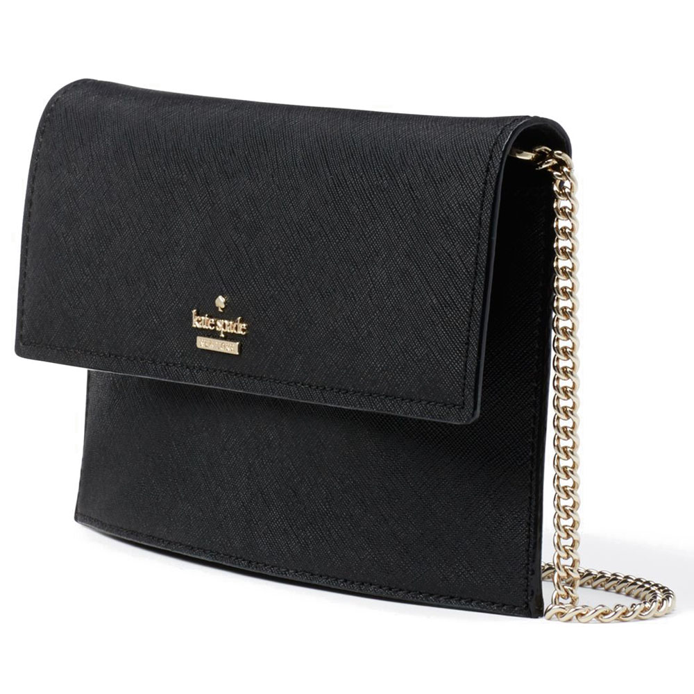 Kate Spade Crossbody Bag In Gift Box Cameron Street Brennan Clutch Black # PWRU6201