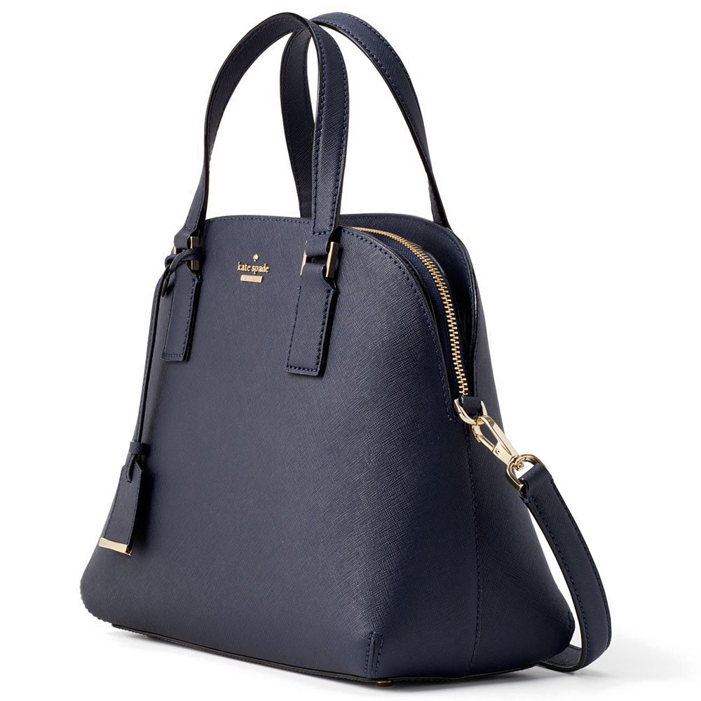 Kate Spade Crossbody Bag In Gift Box Cameron Street Lottie Satchel Blazer Blue # PXRU8262