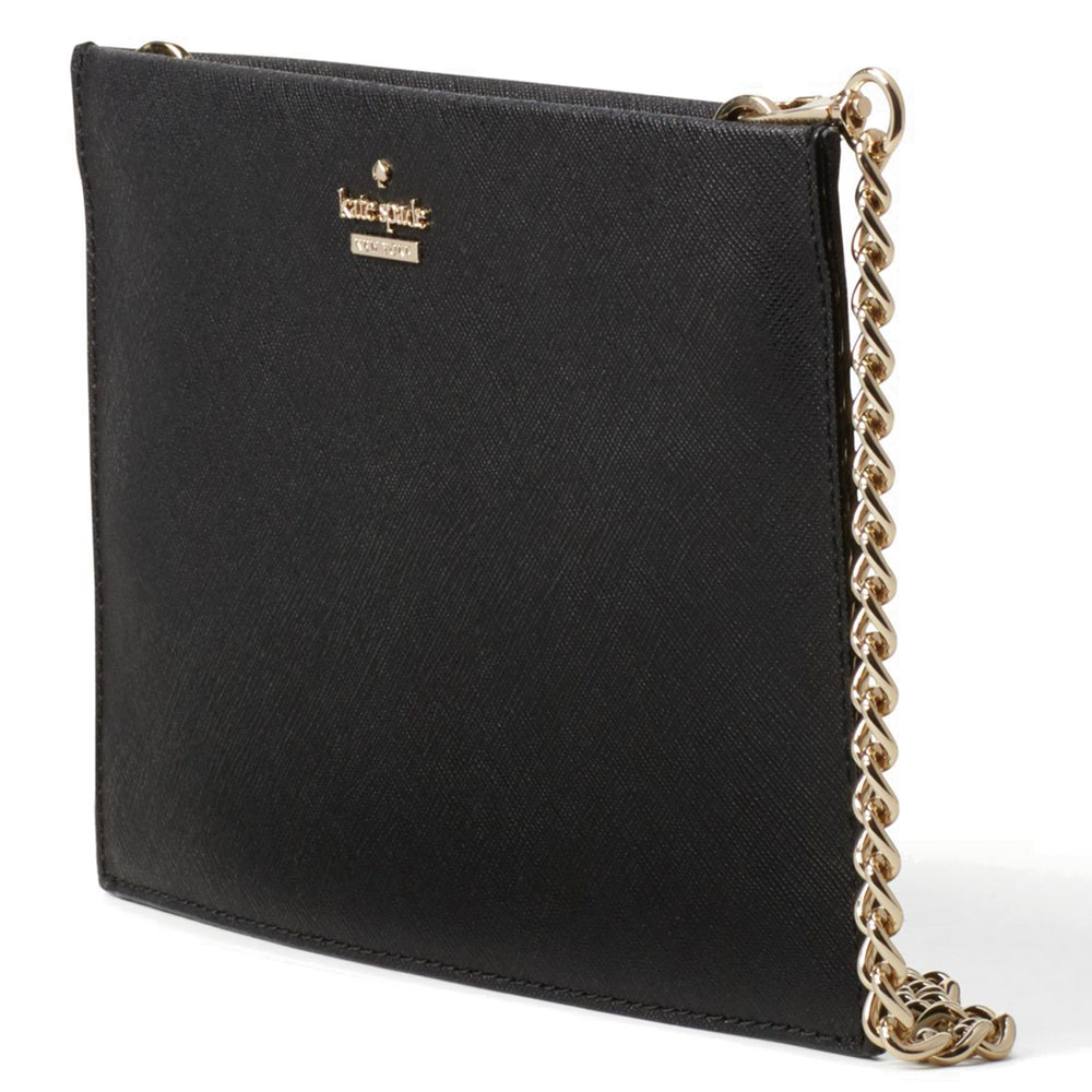 Kate Spade Crossbody Bag In Gift Box Cameron Street Mini Sima Clutch Crossbody Bag Black # PWRU5845