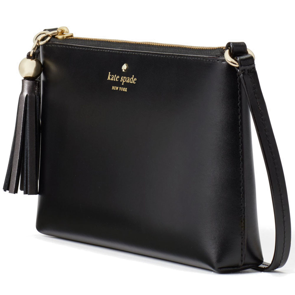 Kate Spade Crossbody Bag In Gift Box Ivy Street Amy Crossbody Bag Black # WKRU4856