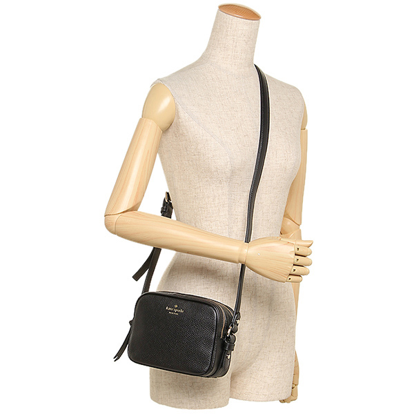 Kate Spade Crossbody Bag In Gift Box Mulberry Street Pyper Crossbody Bag Black # WKRU3925