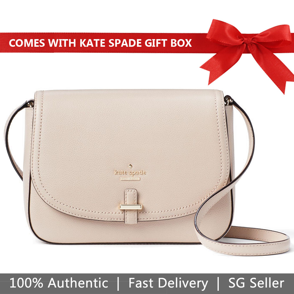 Kate Spade Crossbody Bag In Gift Box Patterson Drive Kailey Rose Cloud # WKRU5193