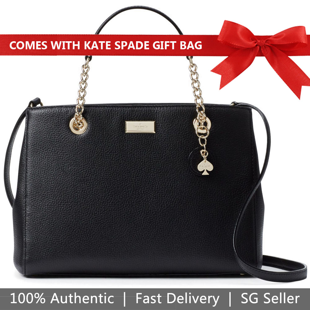 Kate Spade Crossbody Bag With Gift Bag Briar Lane Meena Black # WKRU4482