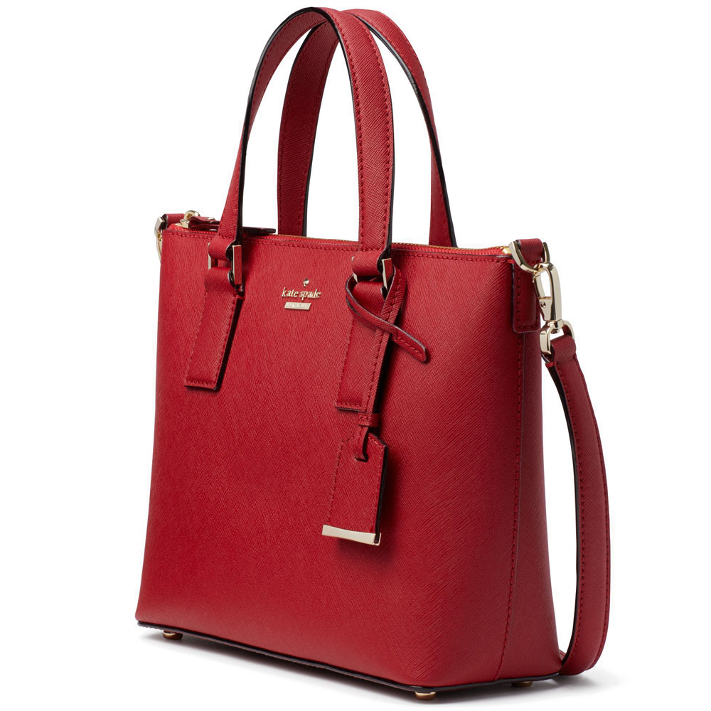 Kate Spade Crossbody Bag With Gift Bag Cameron Street Lucie Crossbody Heirloom Red # PXRU7698