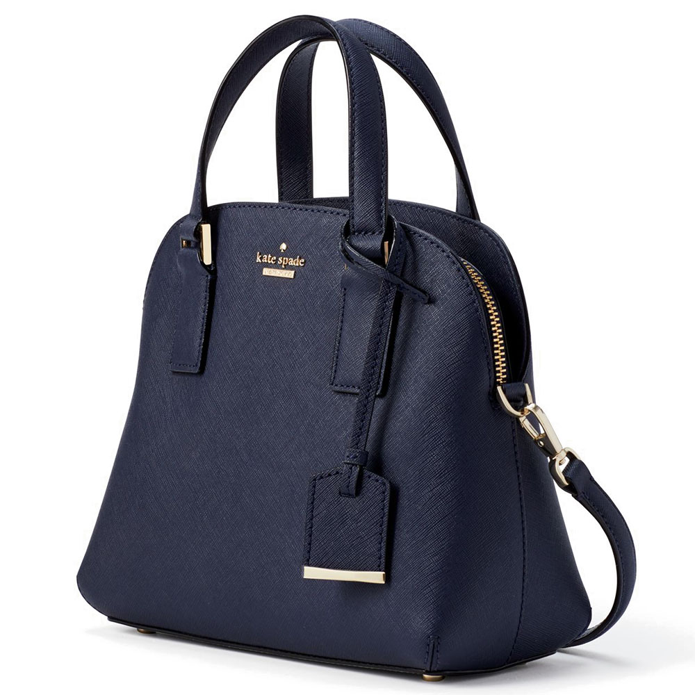 Kate Spade Crossbody Bag With Gift Bag Cameron Street Small Lottie Blazer Blue # PXRU8885