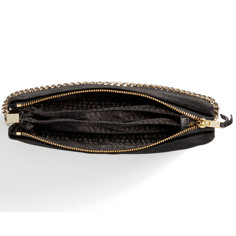 Kate Spade Crossbody Bag With Gift Bag Dawn Place Velvet Madelyne Black # WKRU5591
