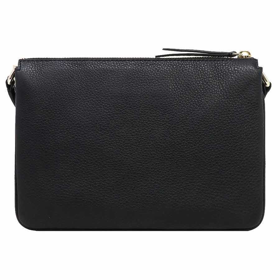 Kate Spade Crossbody Bag With Gift Bag Jackson Triple Gusset Crossbody Black # WKRU5942