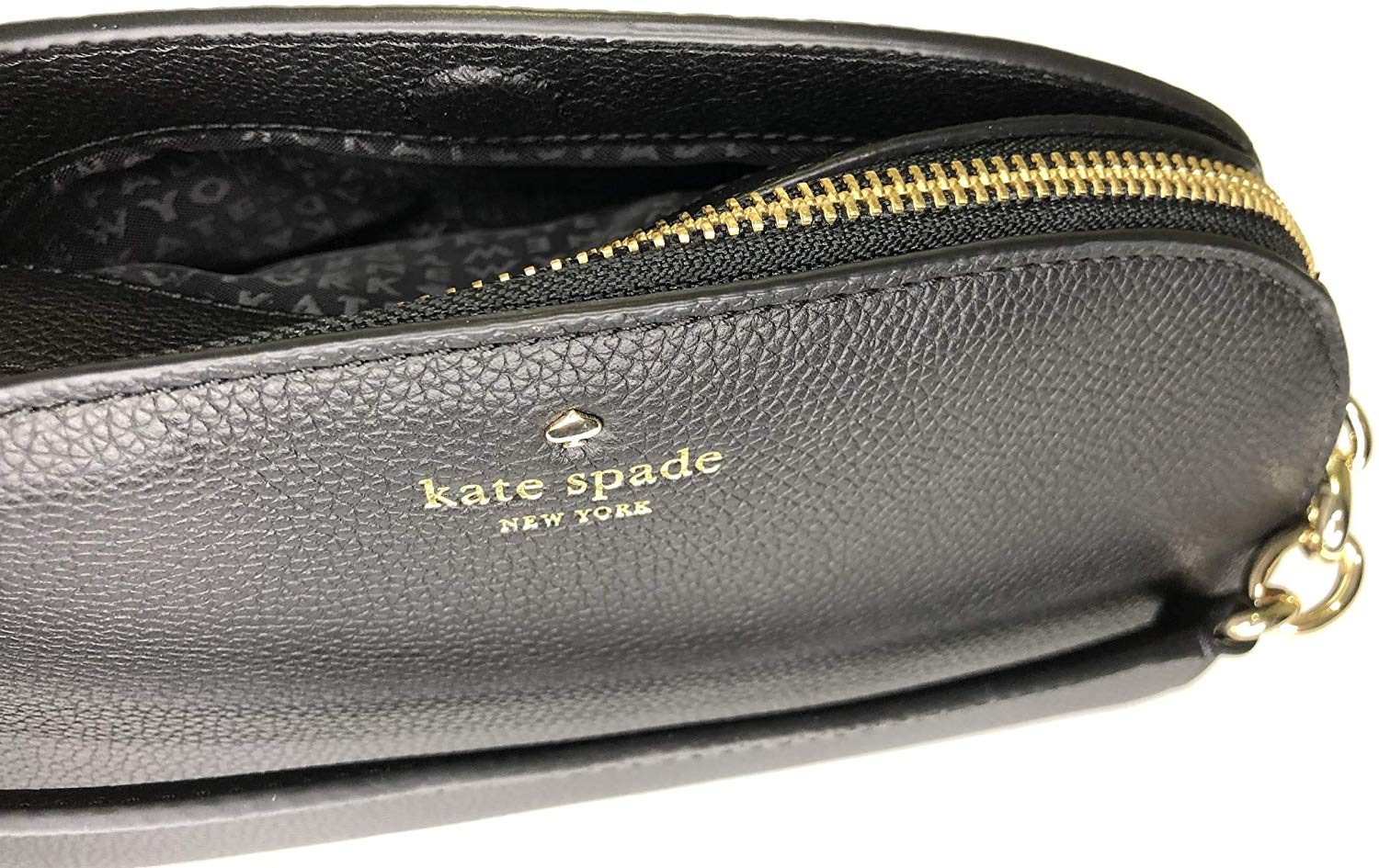 Kate Spade Crossbody Bag With Gift Bag Larchmont Avenue Tori Dome Black # WKRU5765