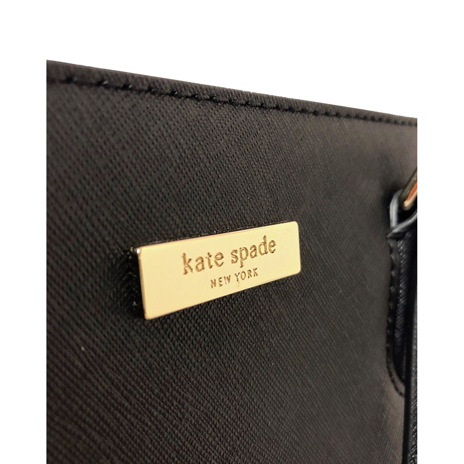 Kate Spade Crossbody Bag With Gift Bag Laurel Way Hadlee Satchel Crossbody Bag Black # WKRU5317