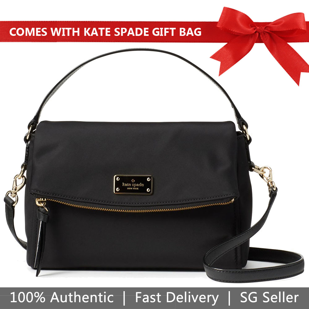 Kate Spade Crossbody Bag With Gift Bag Wilson Road Miri Black # WKRU4921
