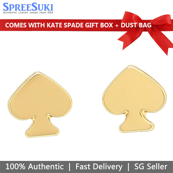 Kate Spade Earrings In Gift Box Studs Signature Spade Stud Earrings Gold # O0RU2905