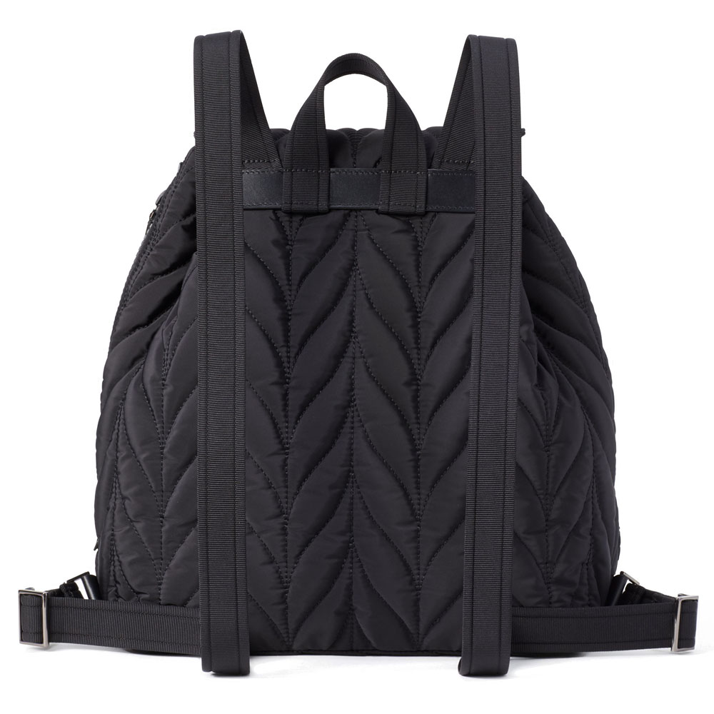 Kate Spade Ellie Large Flap Backpack Black # WKRU5825