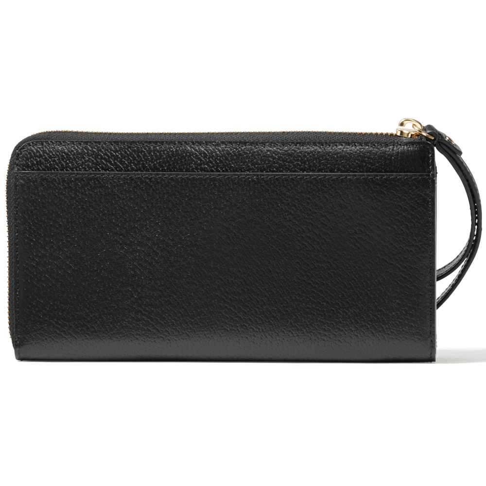 Kate Spade Grand Street Layton Wristlet Wallet Black # WLRU2154