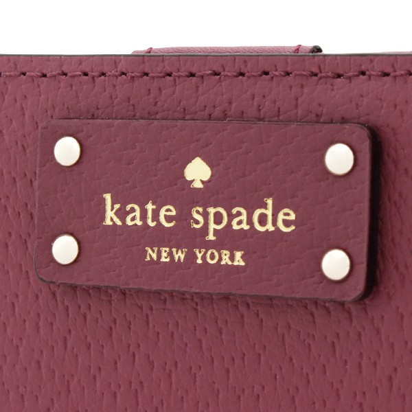 Kate Spade Grove Street Tellie Small Wallet Rioja Magenta Red # WLRU2822