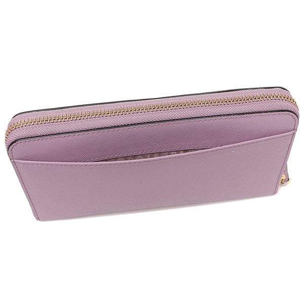 Kate Spade Laurel Way Neda Zip Around Continental Long Wallet Lilac Petal Purple # WLRU2669