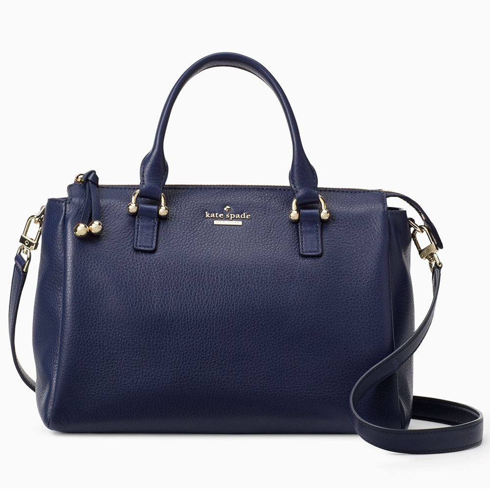 Kate Spade Lombard Street Bradie Crossbody Bag Navy Blue # PXRU7610
