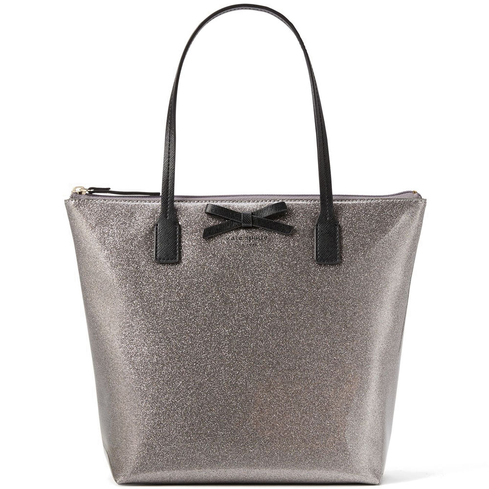 Kate Spade Mavis Street Jeralyn Shoulder Bag Anthracite Silver # WKRU3579