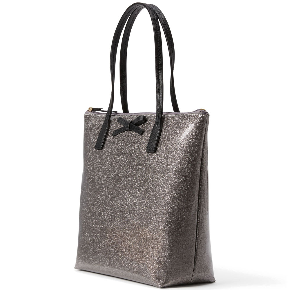 Kate Spade Mavis Street Jeralyn Shoulder Bag Anthracite Silver # WKRU3579