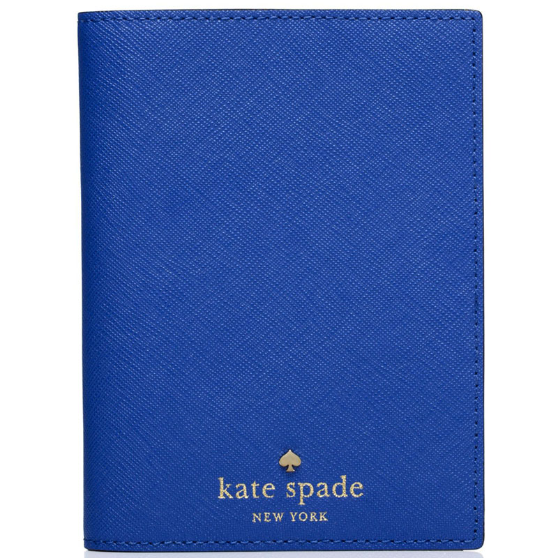 Kate Spade Mikas Pond Passport Holder Islanddeep Blue # WLRU1811