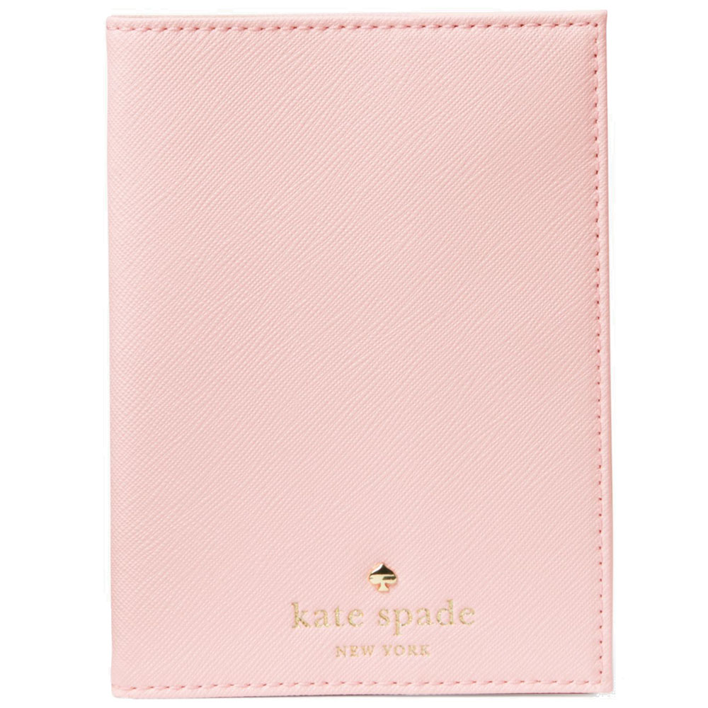 Kate Spade Mikas Pond Passport Holder Pink Blush # WLRU1811