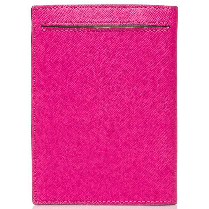 Kate Spade Mikas Pond Passport Holder Sweetheart Pink # WLRU1811