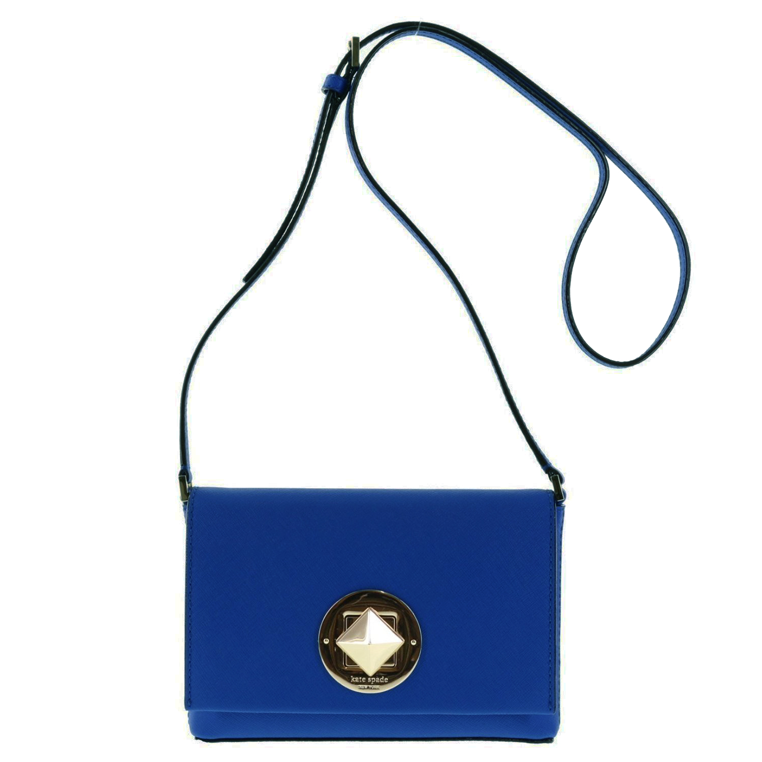 Kate Spade Newbury Lane Sally Saffiano Crossbody Bag Hyacinth Blue # WKRU3430