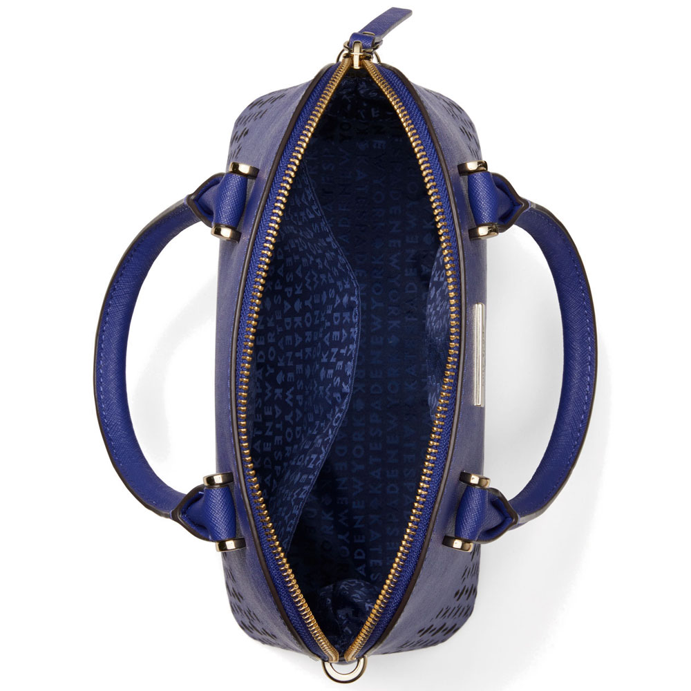 Kate Spade Newman Drive Mini Carli Dome Satchel Crossbody Bag Asilah Blue # WKRU5223