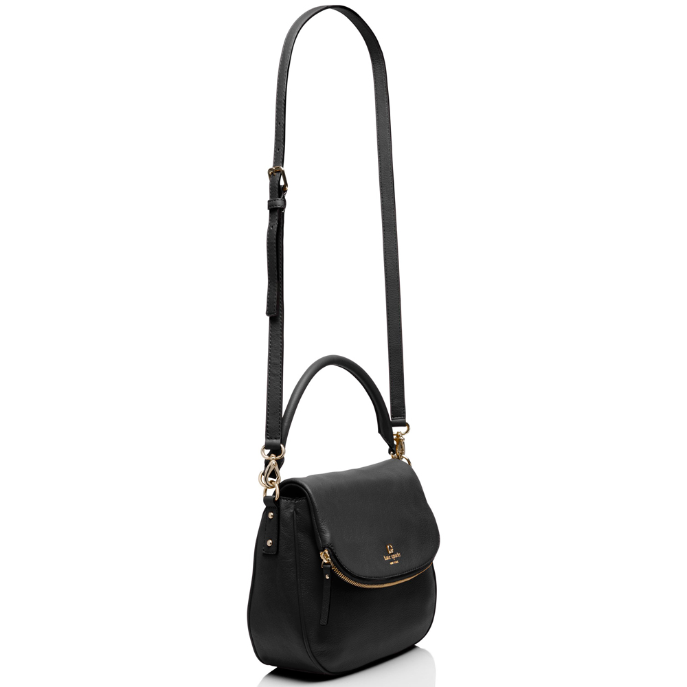 Kate Spade Pine Street Small Devin Crossbody Bag Black # WKRU3851