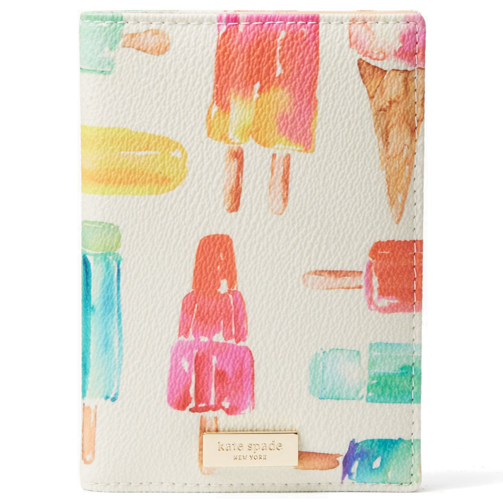 Kate Spade Shore Street Passport Holder Ice Cream Pop Multicolor # WLRU4189