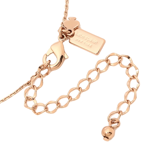 Kate Spade Ready Set Bow Pendant And Studs Boxed Set Clear / Rose Gold # O0RU2938