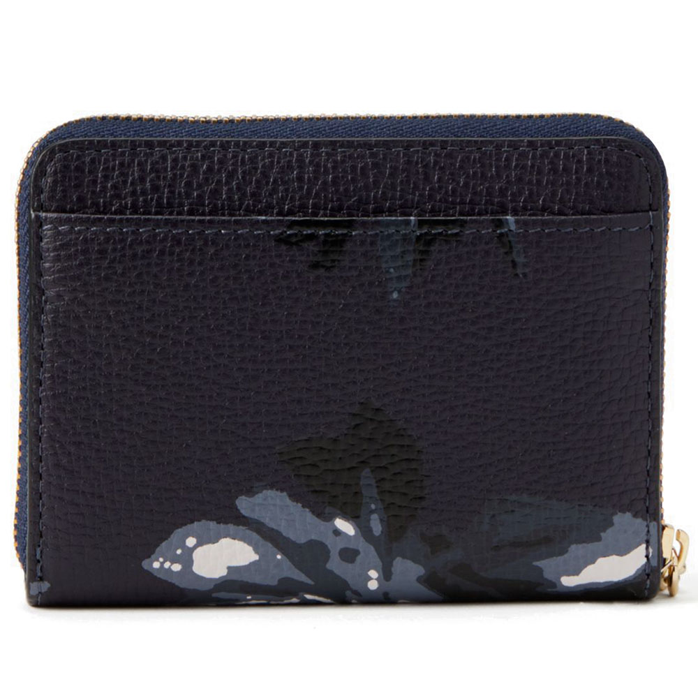 Kate Spade Wallet In Gift Box Briar Lane Night Rose Dani Small Wallet Navy Dark Blue # WLRU5211