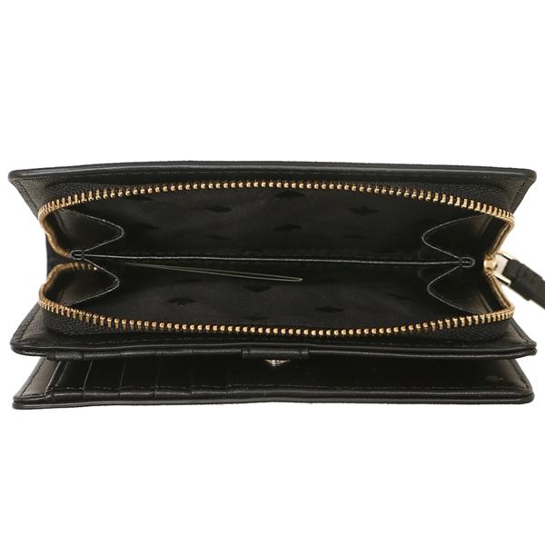 Kate Spade Wallet In Gift Box Cameron Medium Bifold Wallet Black # WLRU5440