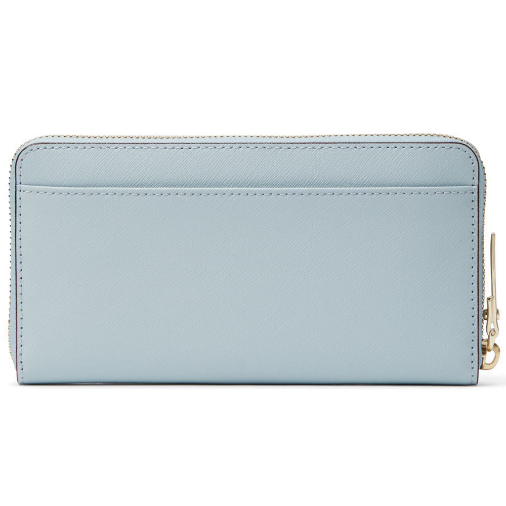 Kate Spade Wallet In Gift Box Cameron Street Lacey Wallet Light Blue # PWRU5073