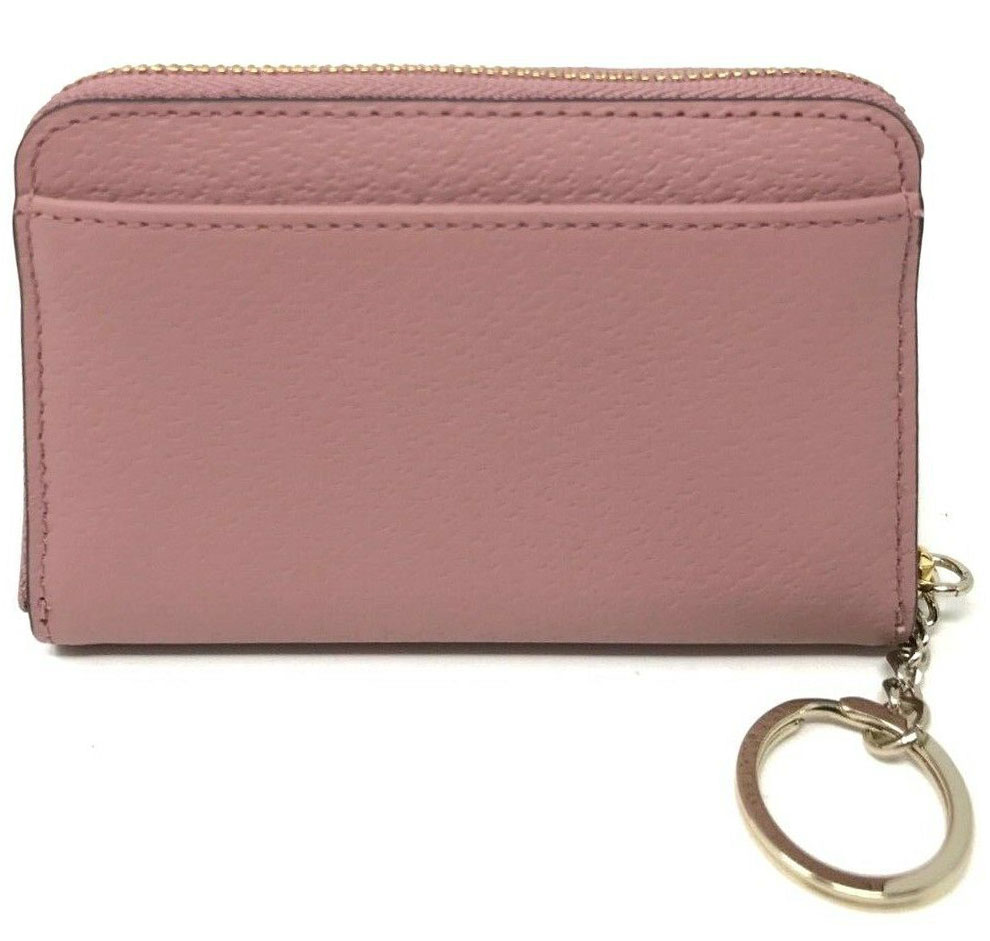 Kate Spade Wallet In Gift Box Grove Street Dani Leather Key Ring Wallet Dusty Peony Pink # WLRU3212