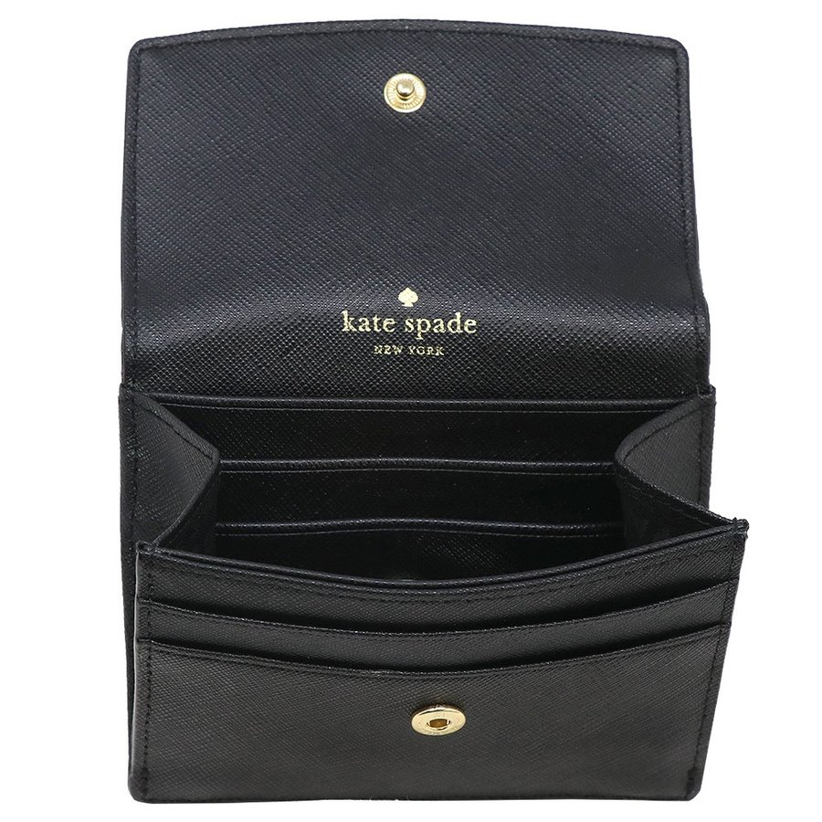 Kate Spade Wallet In Gift Box Laurel Way Petty Small Wallet Black # WLRU2728