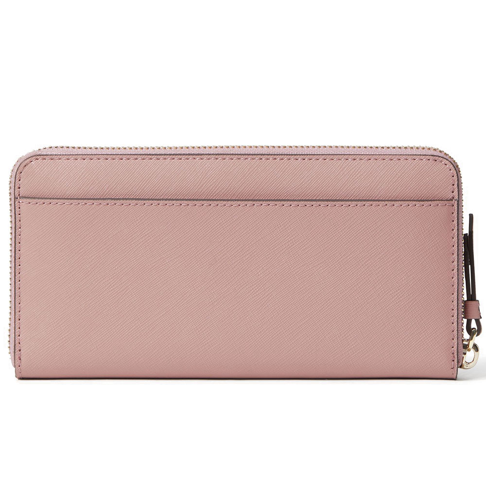 Kate Spade Long Wallet Cameron Large Continental Wallet Dusty Peony Pink # WLRU5448
