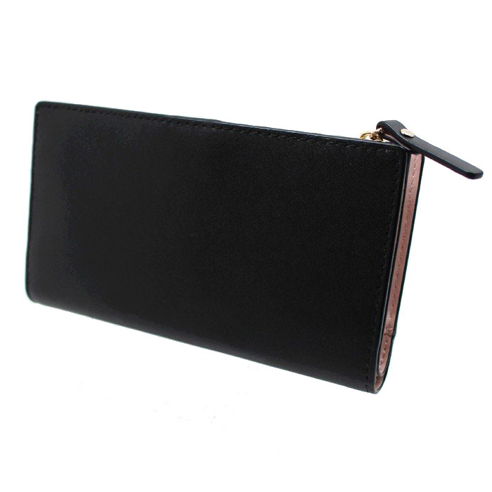 Kate Spade Wallet In Gift Box Putnam Drive Braylon Medium Wallet Black / Dolce # WLRU5071