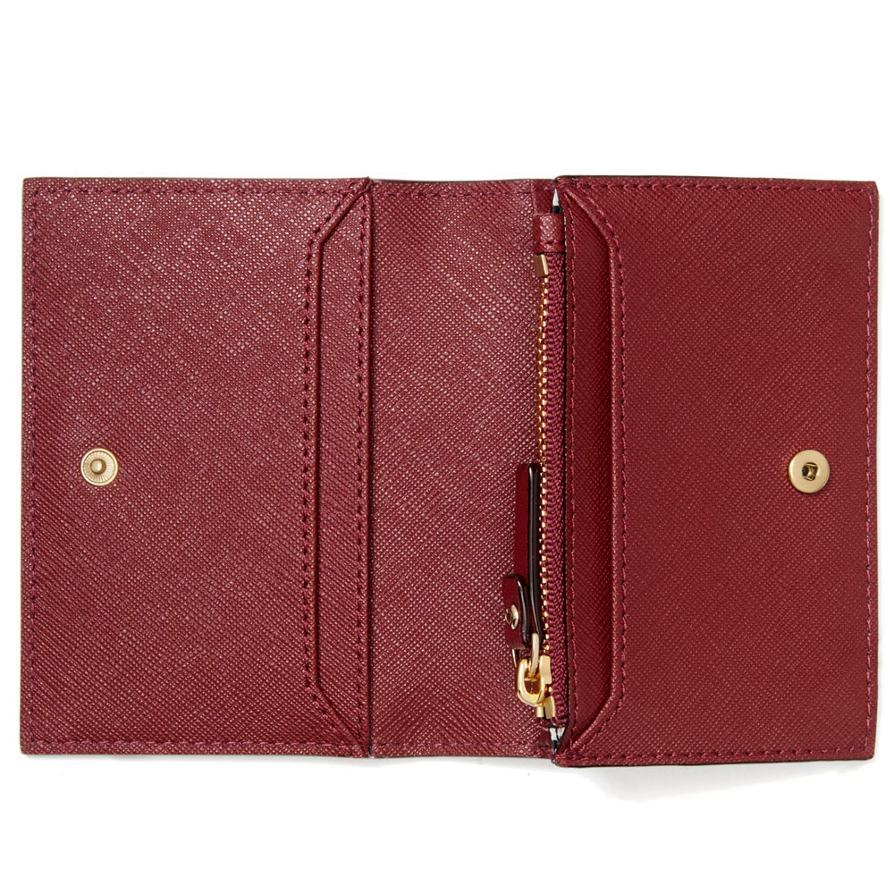 Kate Spade Wallet In Gift Box Small Wallet Cameron Street Gabe Sienna Red # PWRU6437