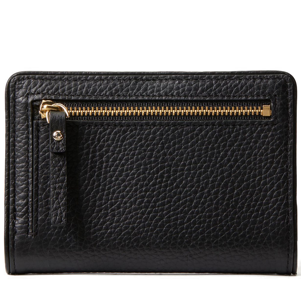 Kate Spade Wallet In Gift Box Small Wallet Chester Street Tellie Black # WLRU3047