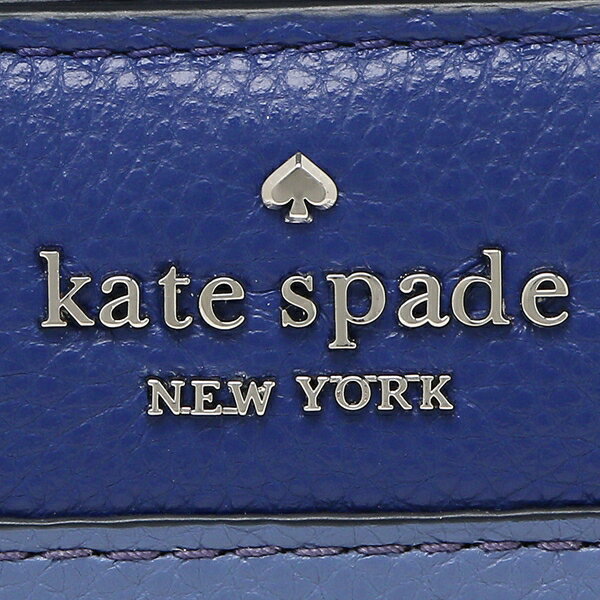 Kate Spade Small Wallet Small No Window L-Zip Bifold Blue # WLRU5926