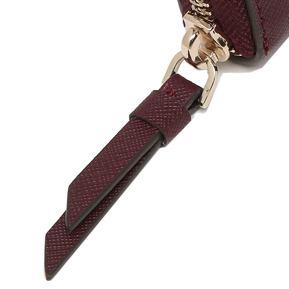 Kate Spade Cameron Large Continental Zip Around Wallet Long Wallet Cherrywood Dark Red Purple # WLRU5448