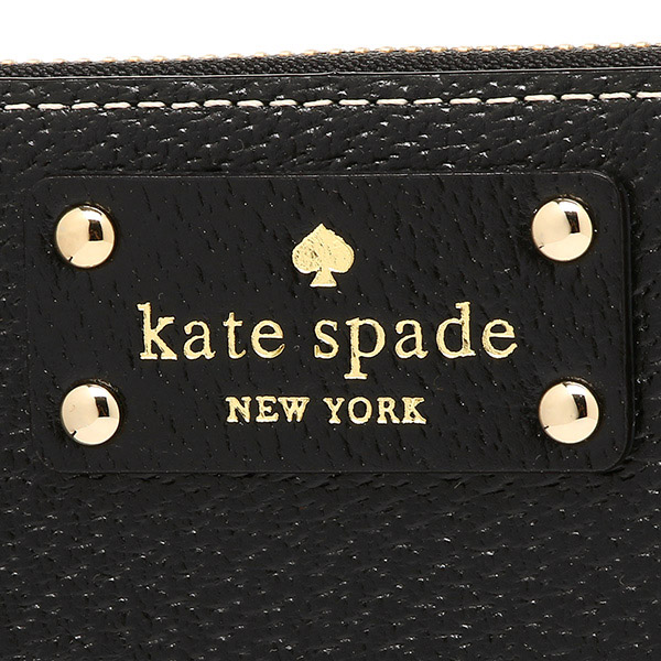 Kate Spade Wellesley Neda Zip Around Long Continental Wallet Black # WLRU1153