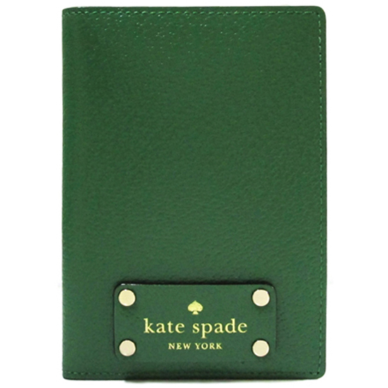 Kate Spade Wellesley Passport Holder Sproutgreen # WLRU1236
