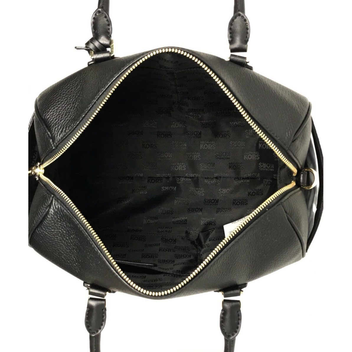Michael Kors Aria Studded Satchel Crossbody Bag Black # 35S8GXAS2L