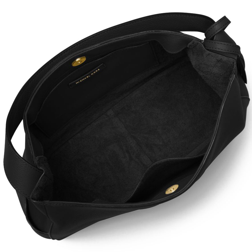 Michael Kors Ashbury Large Slouchy Leather Shoulder Bag Black # 30T7GABL3L