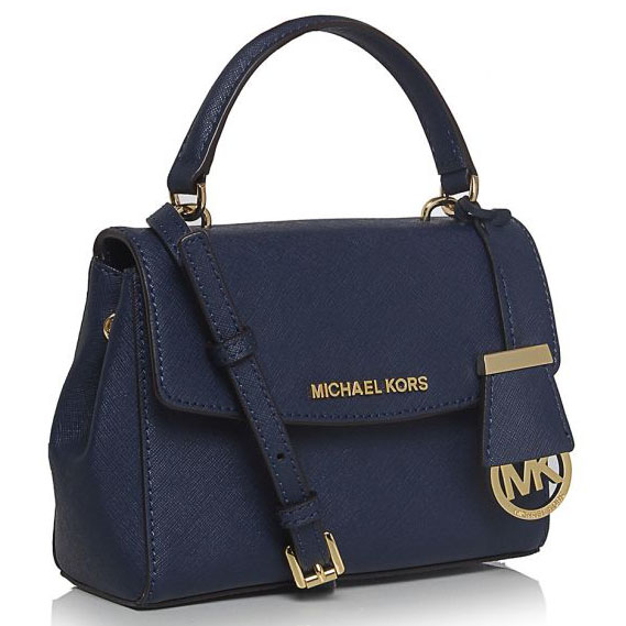 MICHAEL Michael Kors Ava Small Cross Body Bag - Sky in Blue