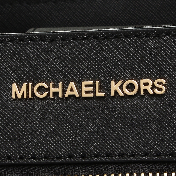 Michael Kors Bag Hailee Medium Saffiano Leather Satchel Bag Black # 35S8GX2S2L