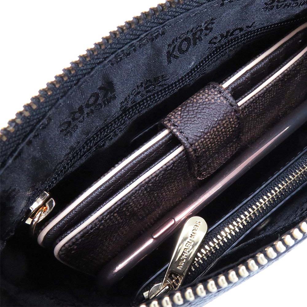 Michael Kors Bedford Leather Crossbody Bag Black # 35H6GBFC3T