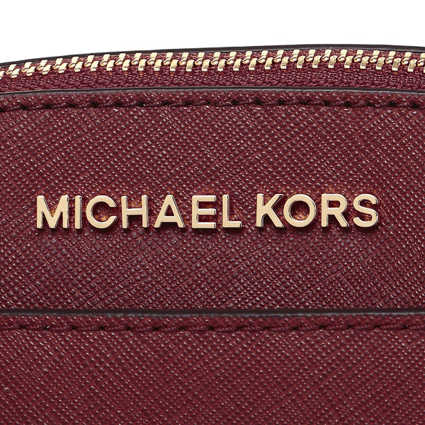 Michael Kors Crossbody Bag With Gift Bag Emmy Medium Dome Crossbody Merlot Dark Red # 35S9GTVC2L
